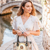 "Mystica" Small Leather Handbag Deal