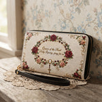 Our Lady of the Rosary - Leather Wallet