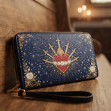 Seven Sorrows Heart - Leather Wallet