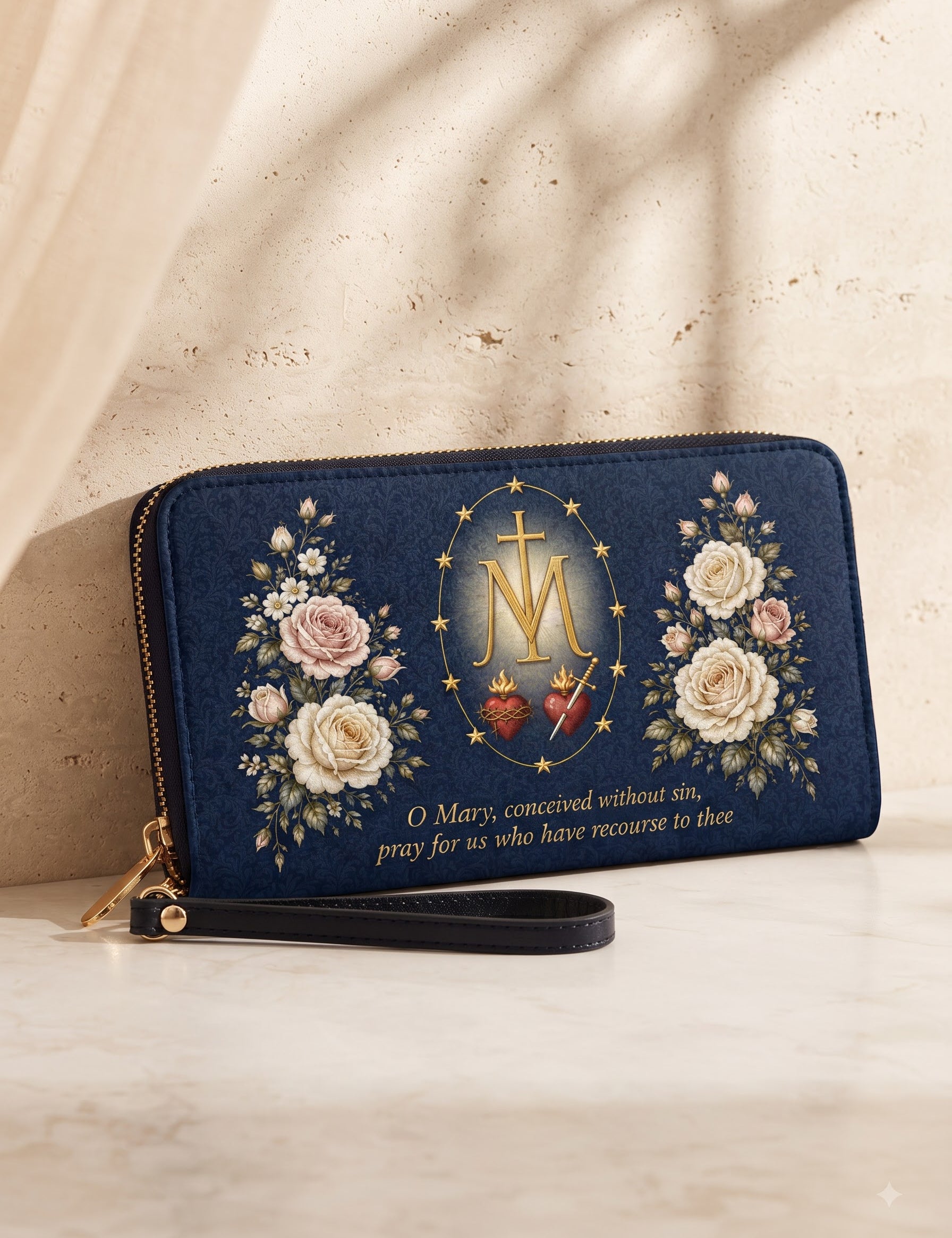 Miraculous Medal - Leather Wallet