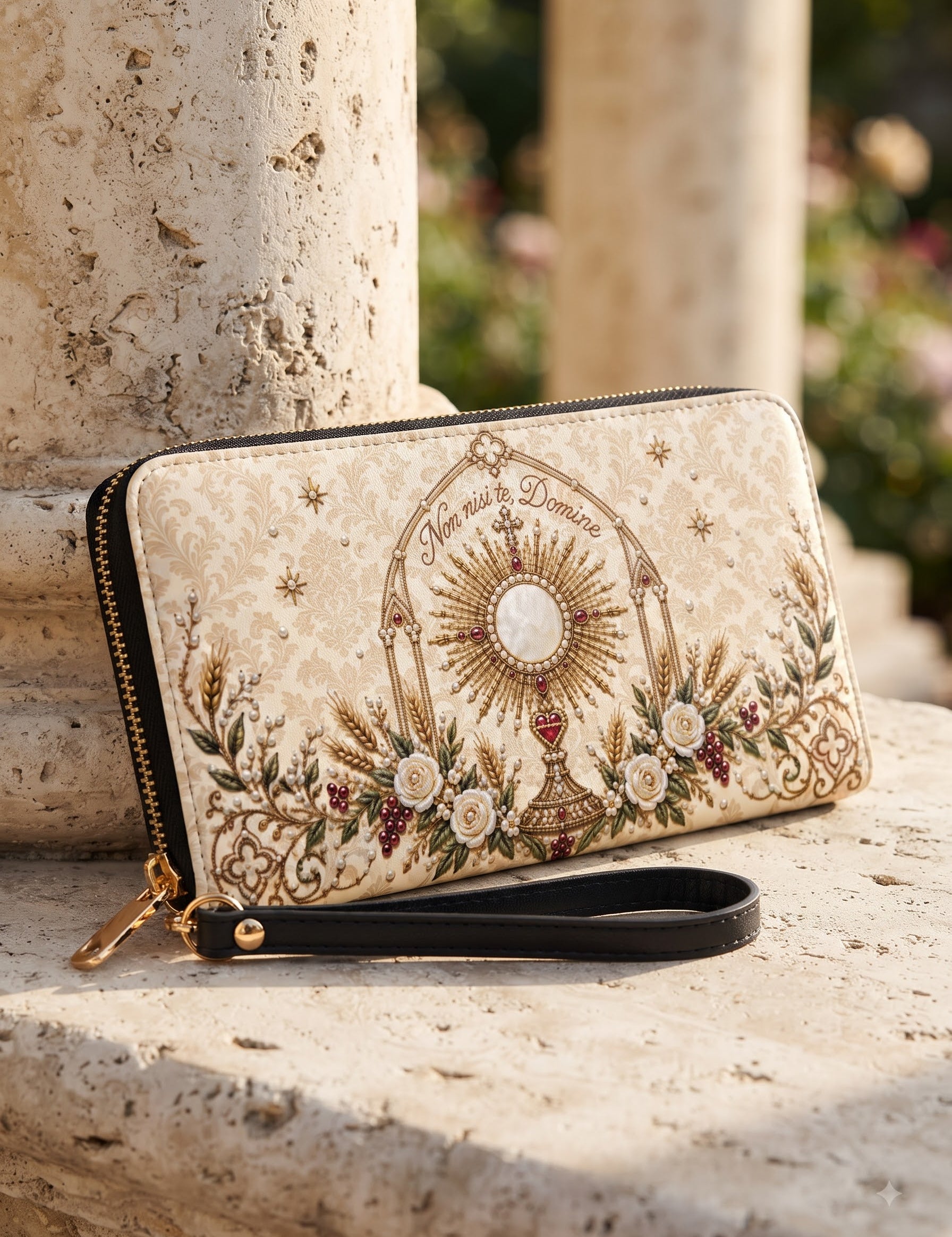 Eucharistic Adoration - Leather Wallet