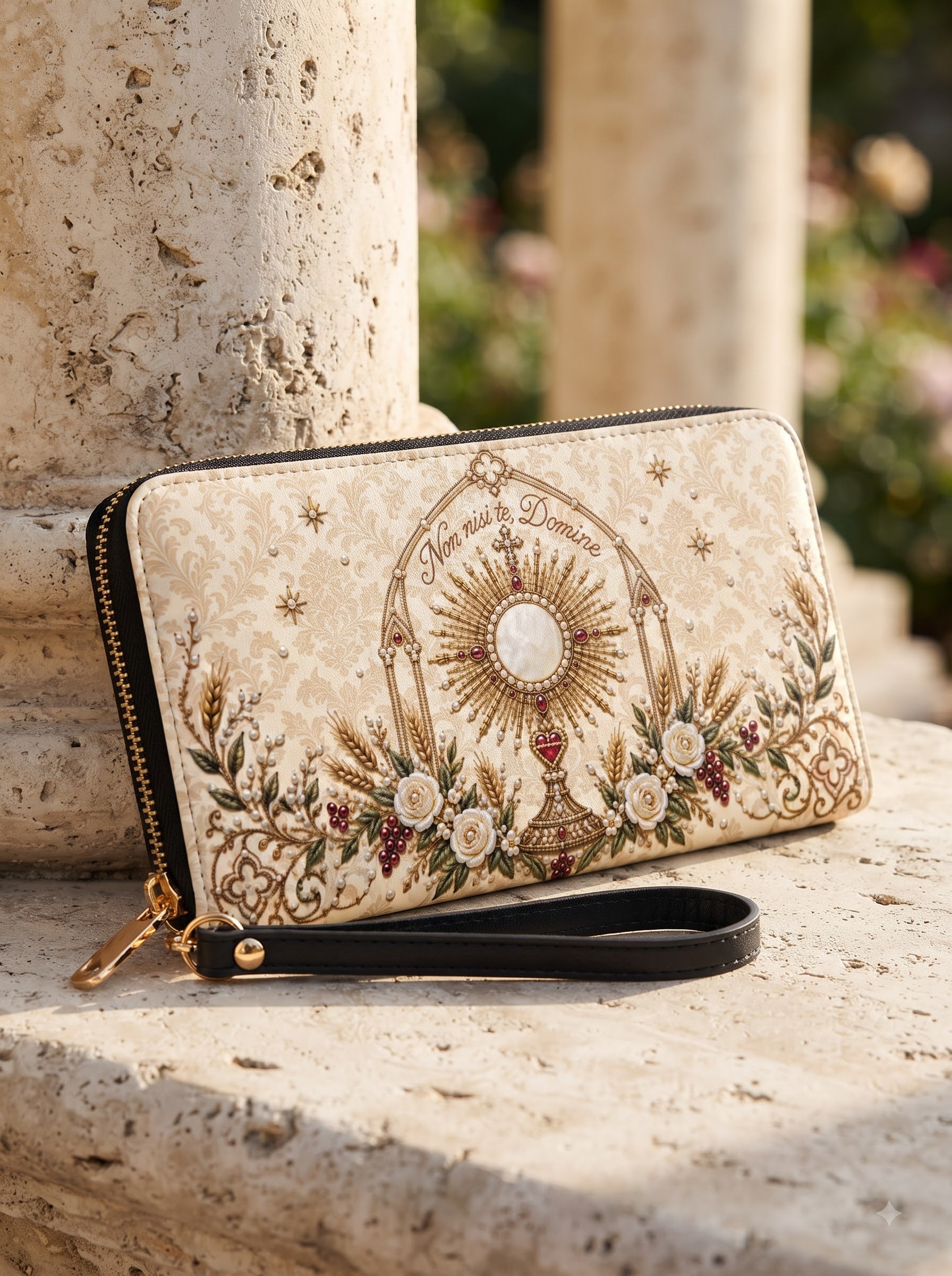 Eucharistic Adoration - Leather Wallet