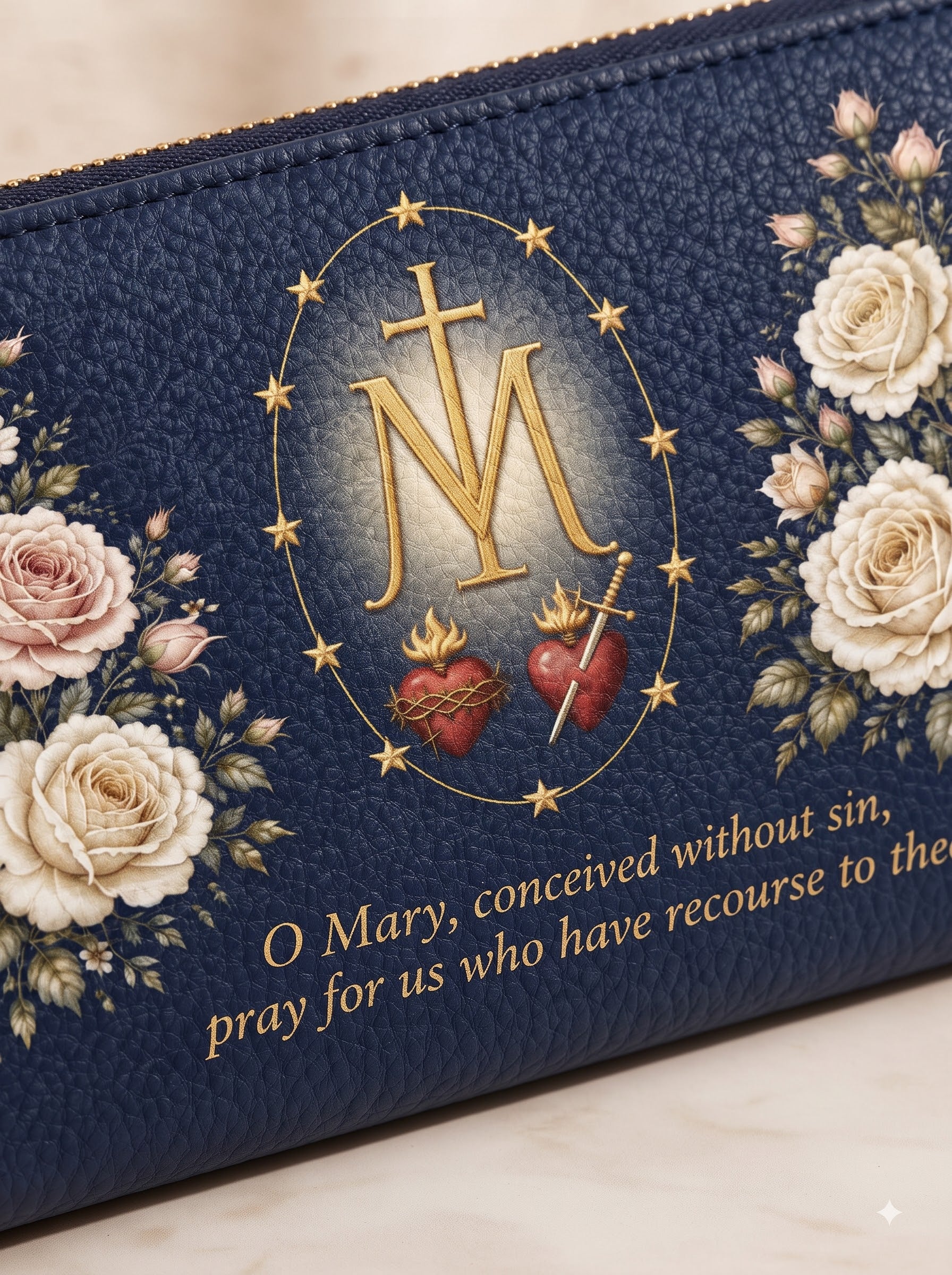 Miraculous Medal - Leather Wallet