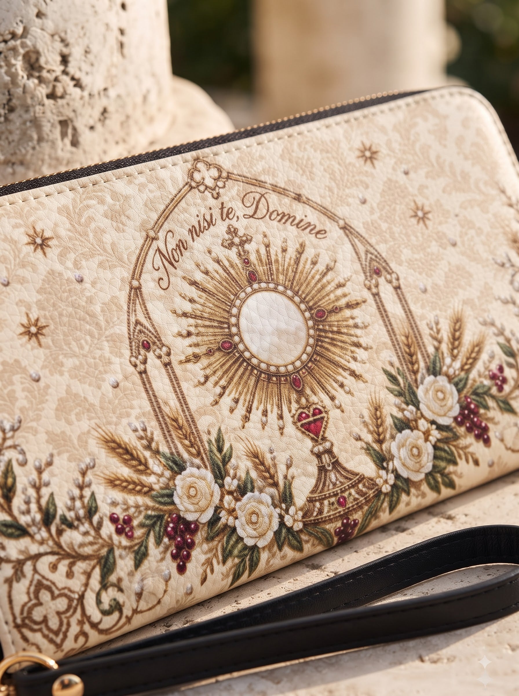 Eucharistic Adoration - Leather Wallet