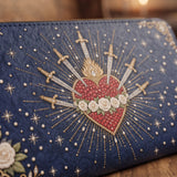 Seven Sorrows Heart - Leather Wallet