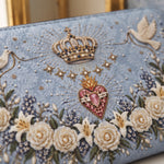 Crowned Immaculate Heart - Leather Wallet