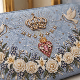Crowned Immaculate Heart - Leather Wallet