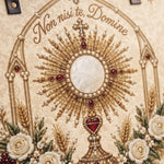 Eucharistic Adoration - Leather Tote Bag