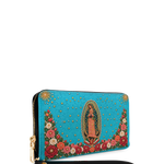 Our Lady of Guadalupe - Turquesa - Leather Wallet