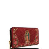 Our Lady of Guadalupe - Rosa - Leather Wallet