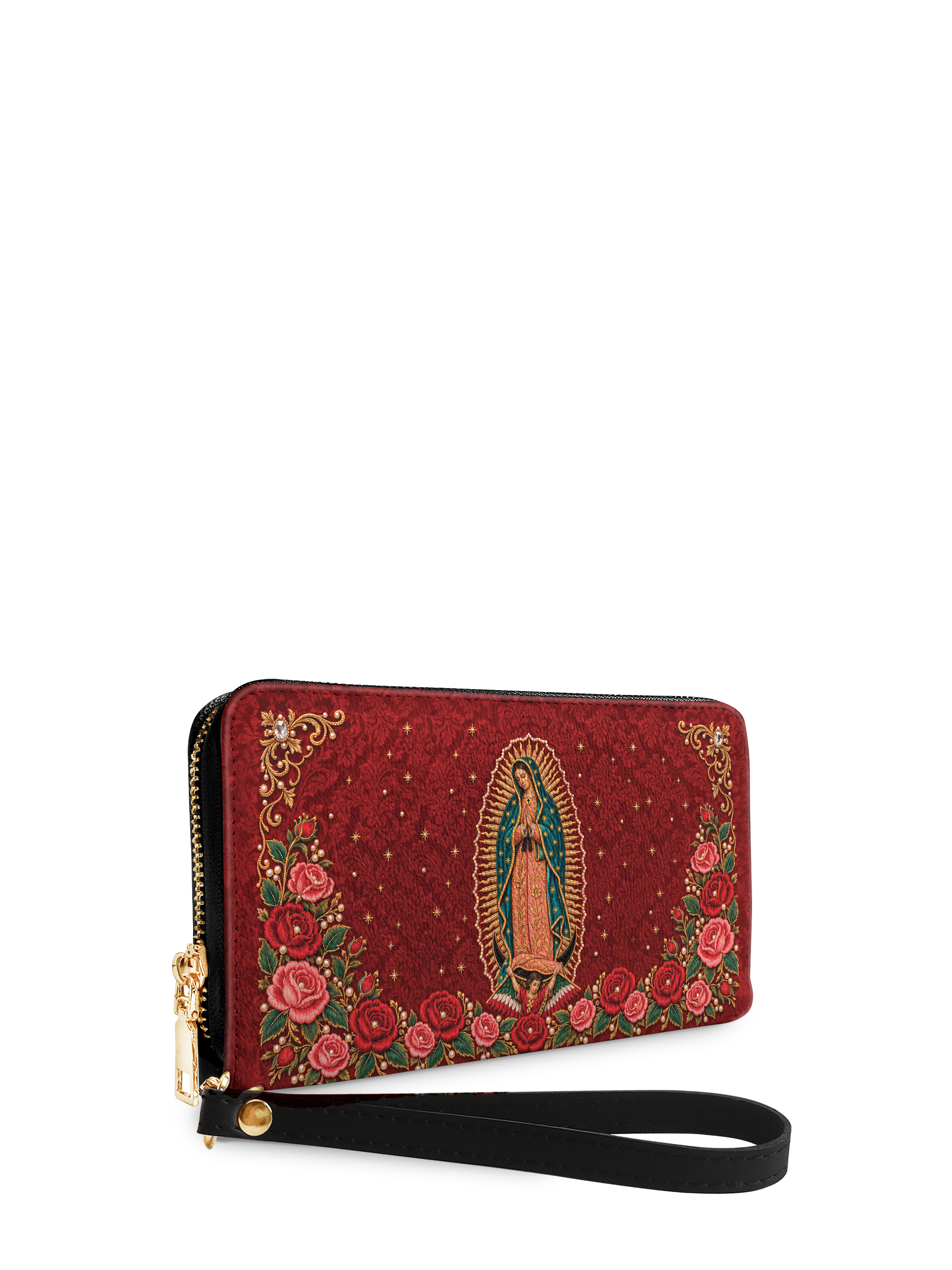 Our Lady of Guadalupe - Rosa - Leather Wallet