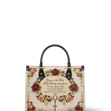 Our Lady of the Rosary Brown Interior - Deluxe Leather Handbag Pre-order