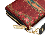Our Lady of Guadalupe - Rosa - Leather Wallet