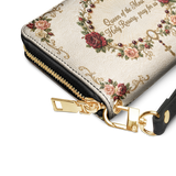 Our Lady of the Rosary - Leather Wallet