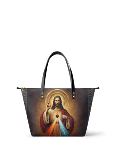 "Savior" Leather Tote Bag