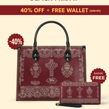 "Eucharist" Leather Handbag Deal