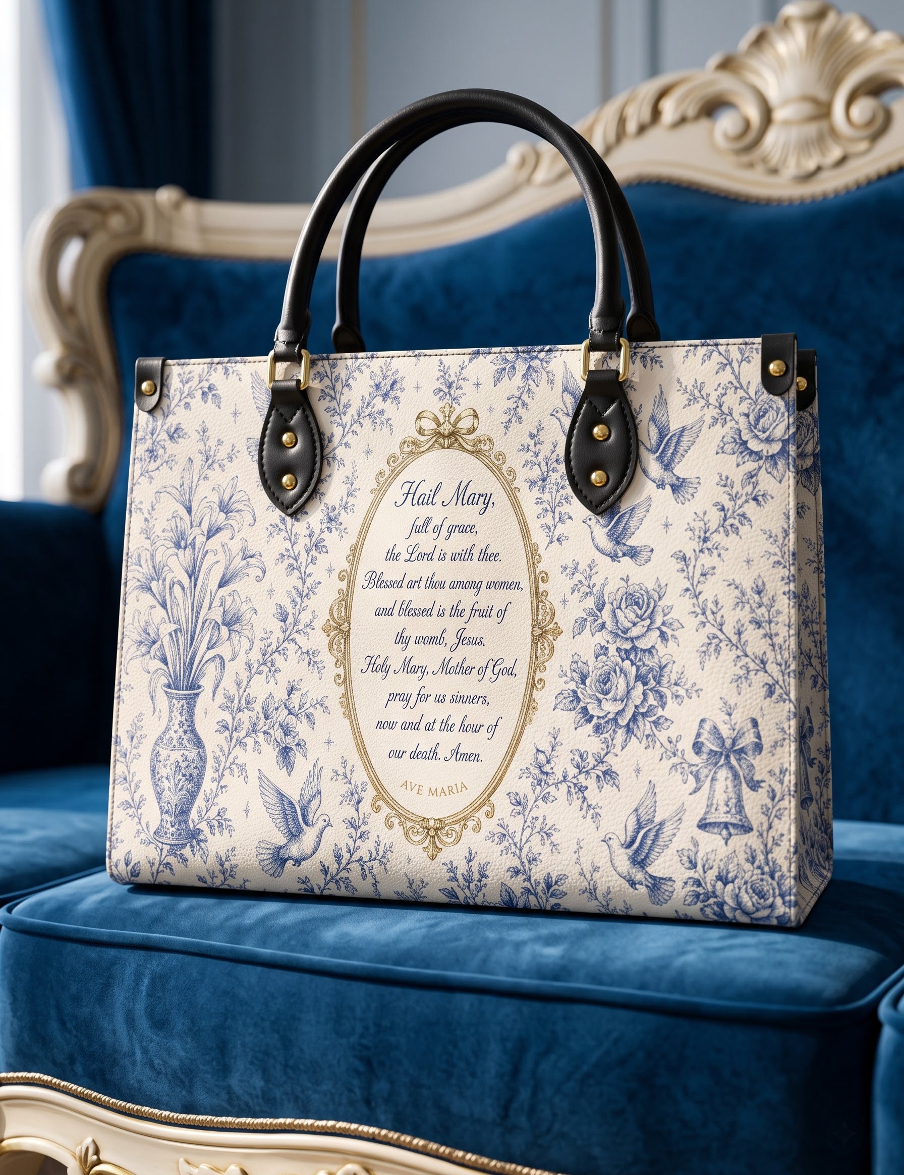 Hail Mary Brown Interior - Deluxe Leather Handbag