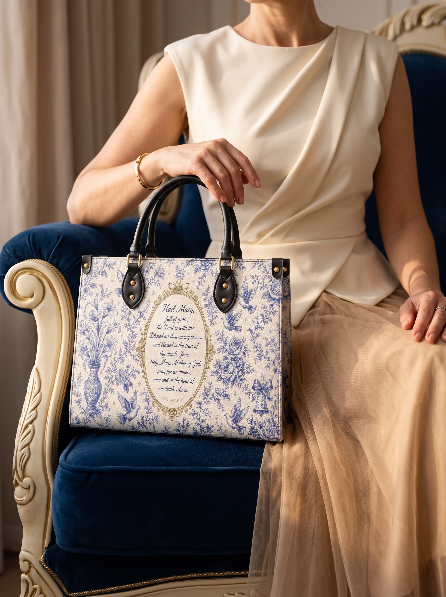 Hail Mary Brown Interior - Deluxe Leather Handbag