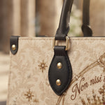 Eucharistic Adoration Brown Interior - Deluxe Leather Handbag