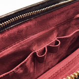 Our Lady of Guadalupe Rosa Brown Interior - Deluxe Leather Handbag