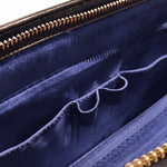 Seven Sorrows Heart Blue Interior - Deluxe Leather Handbag