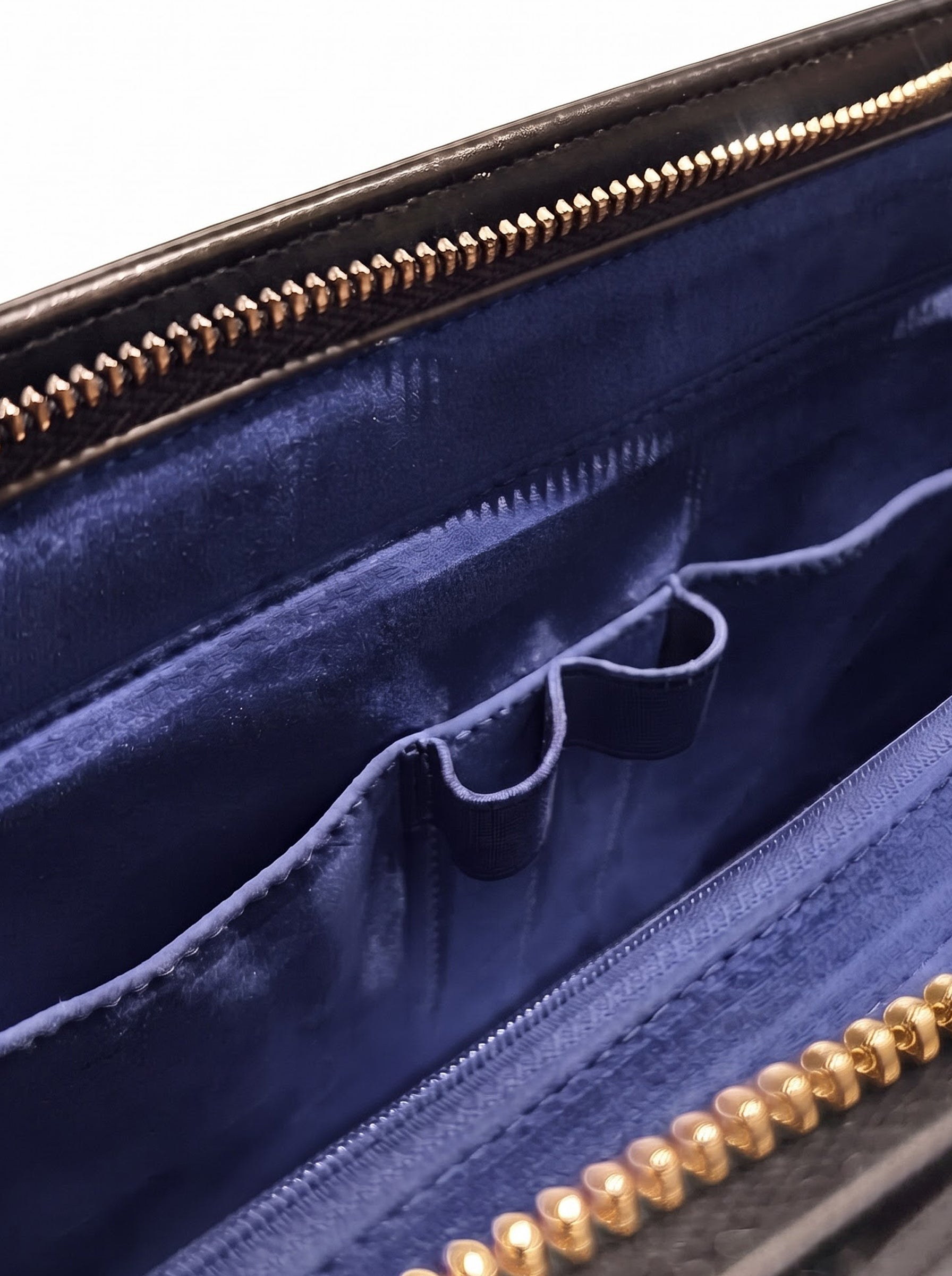 Seven Sorrows Heart Blue Interior - Deluxe Leather Handbag