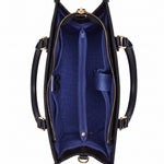 Miraculous Medal Blue Interior - Deluxe Leather Handbag