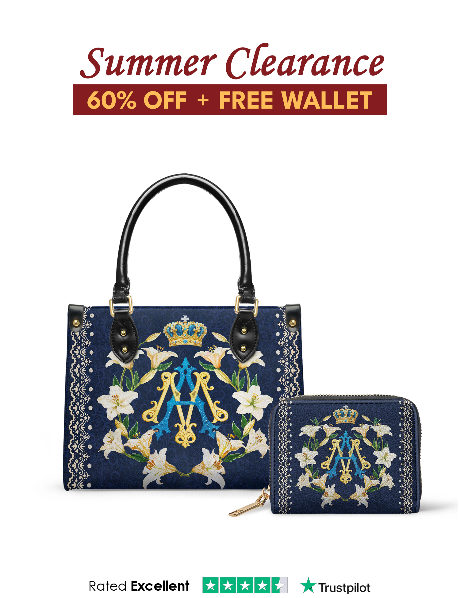 "Gloria" Small Leather Handbag Offer