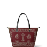 "Eucharist" Leather Tote Bag