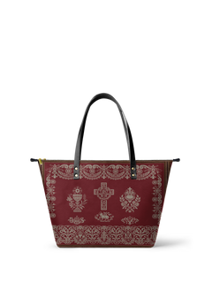 "Eucharist" Leather Tote Bag