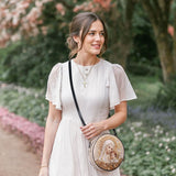 "Regina" Circle Crossbody Bag