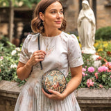 "Rosaria" Circle Crossbody Bag