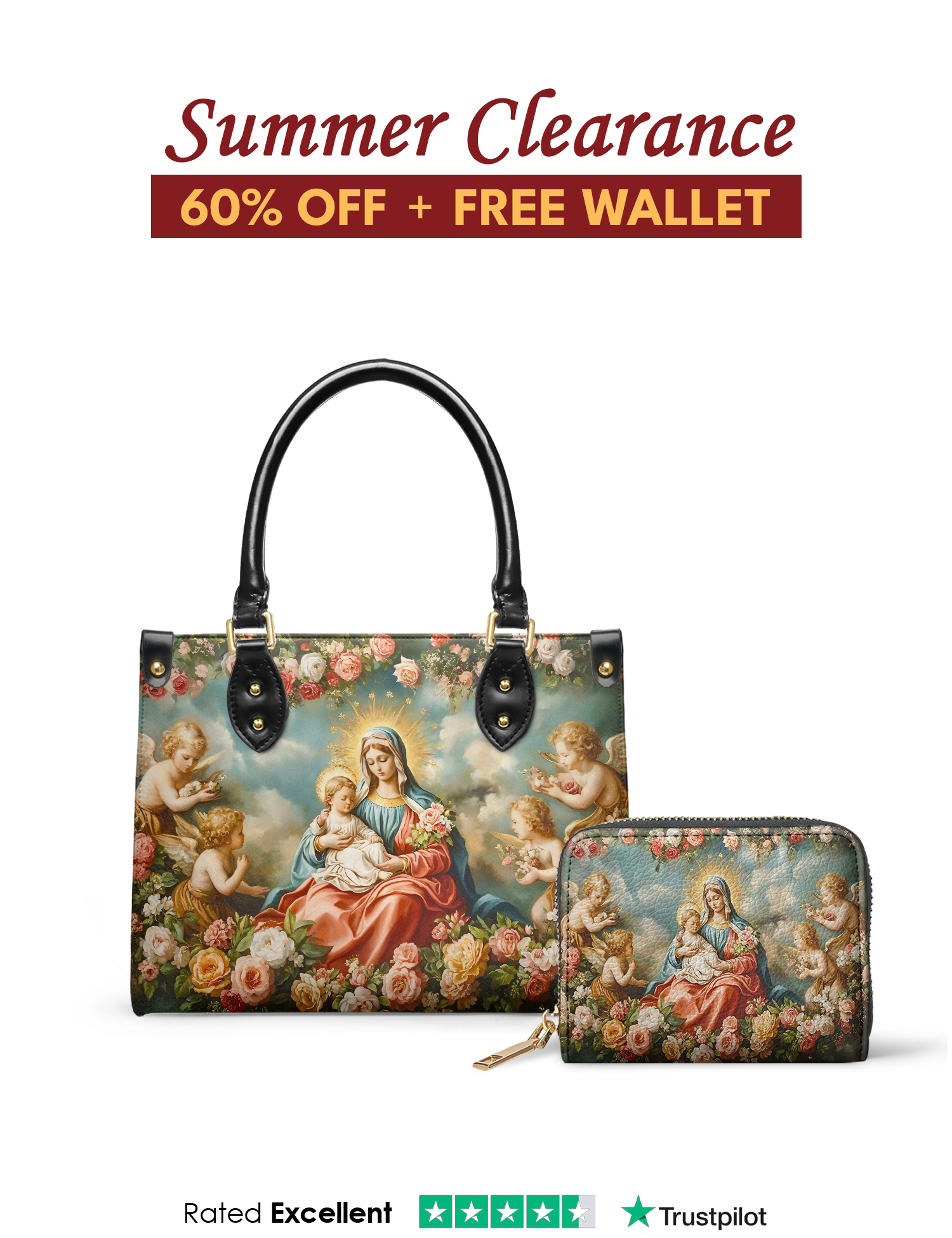 "Rosaria" Small Leather Handbag Offer