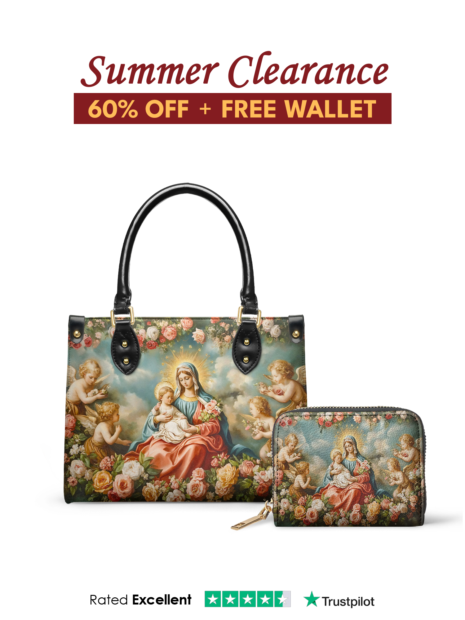 "Rosaria" Small Leather Handbag Offer