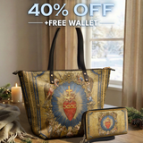 "Sacred" Leather Tote Bag Deal