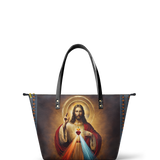 "Savior" Leather Tote Bag