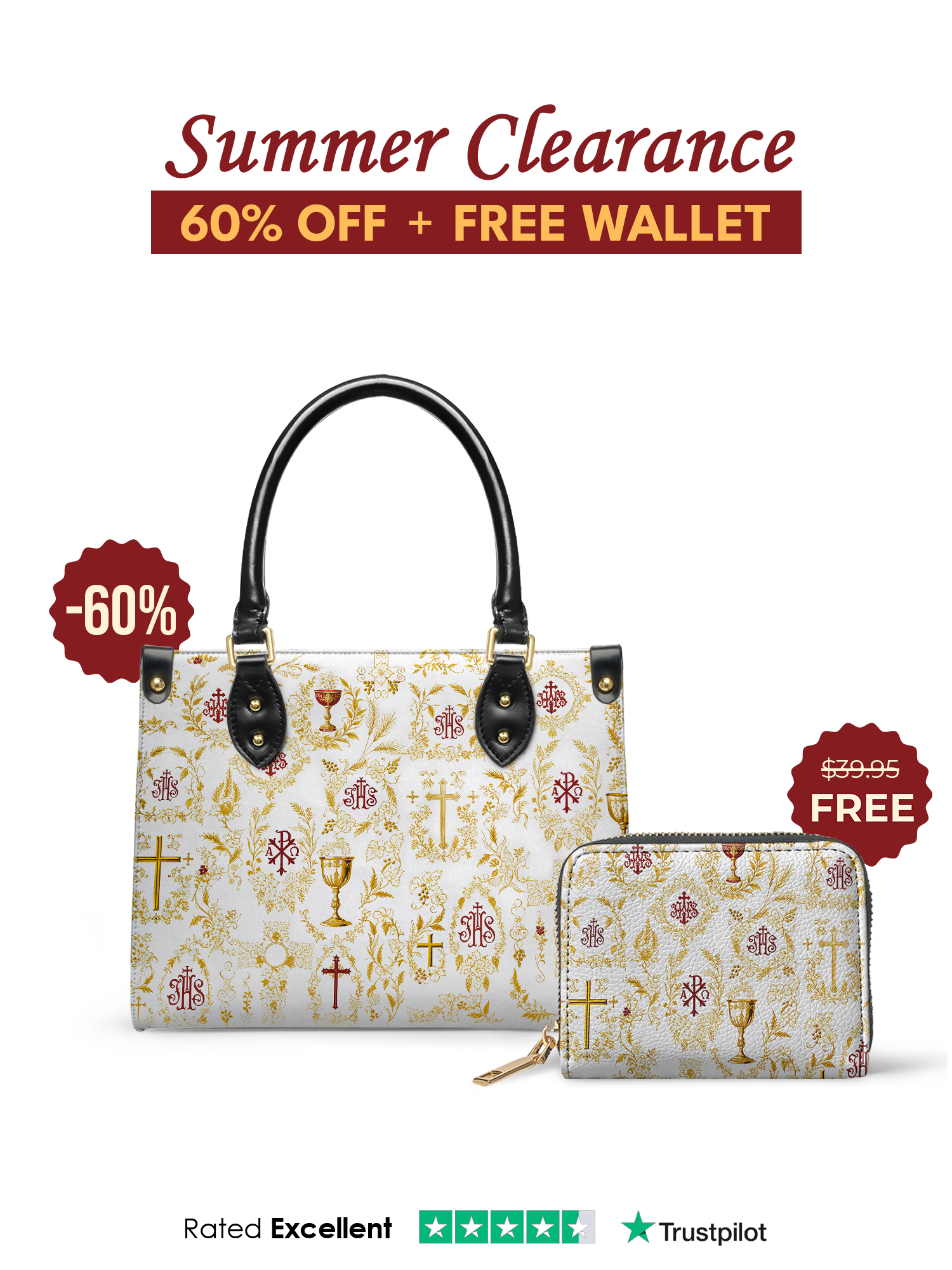 "Credo" Small Leather Handbag Offer