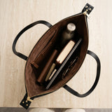 "Sacred" Leather Tote Bag Offer