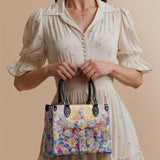 "Lumina" Small Leather Handbag