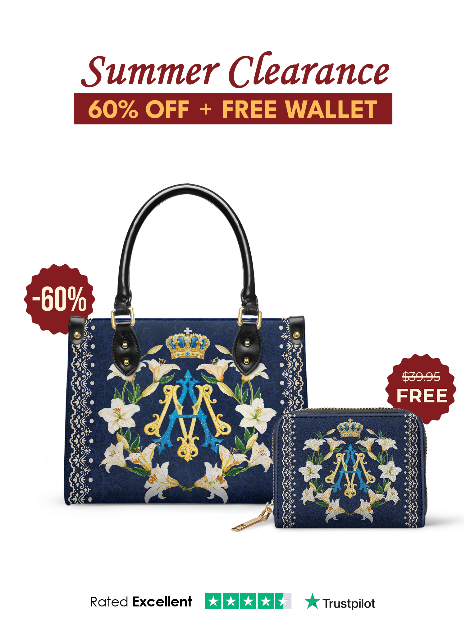 "Gloria" Small Leather Handbag Offer