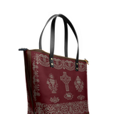 "Eucharist" Leather Tote Bag