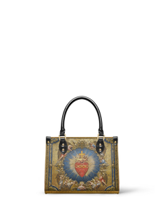 "Sacred" Small Leather Handbag