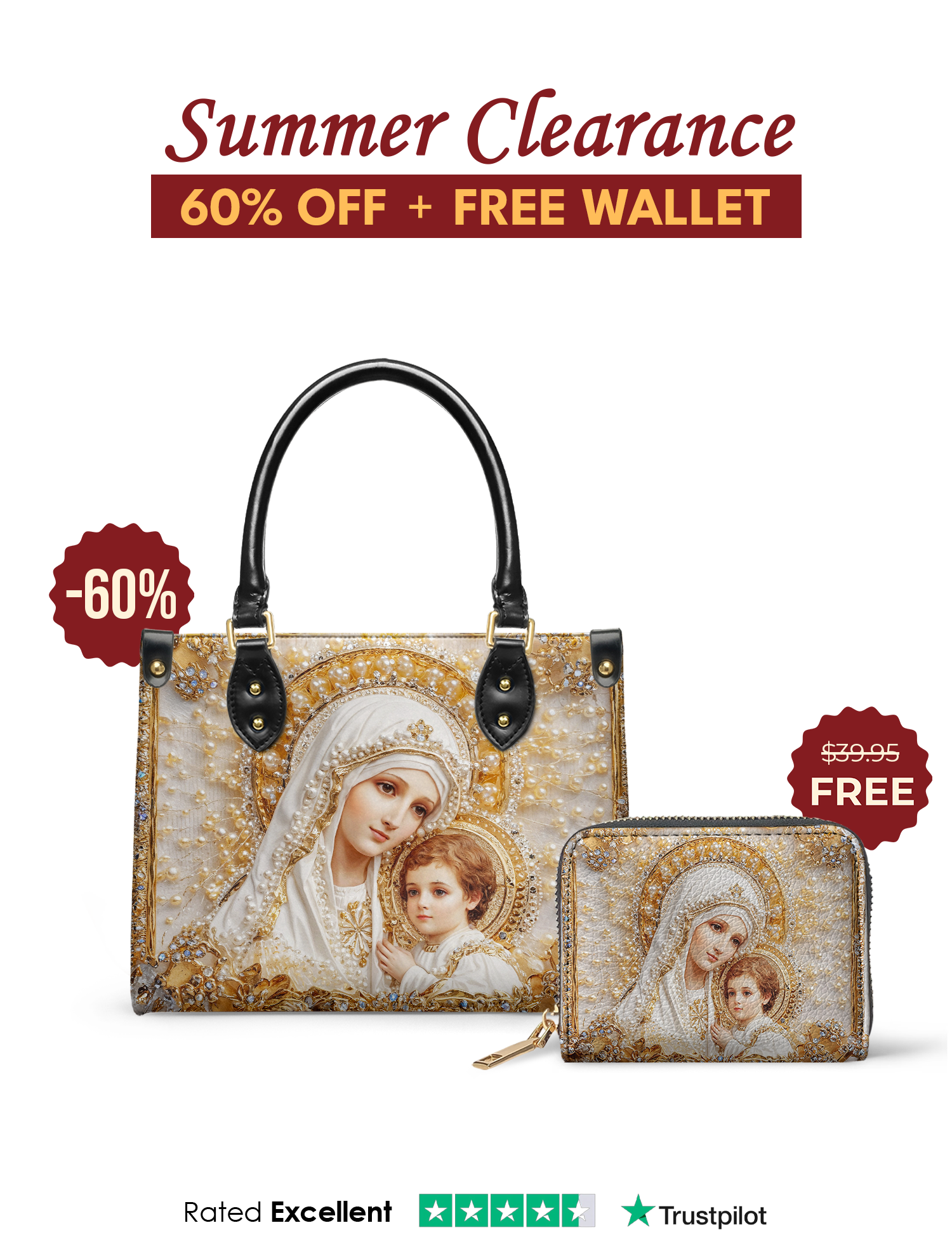 "Regina" Small Leather Handbag Offer