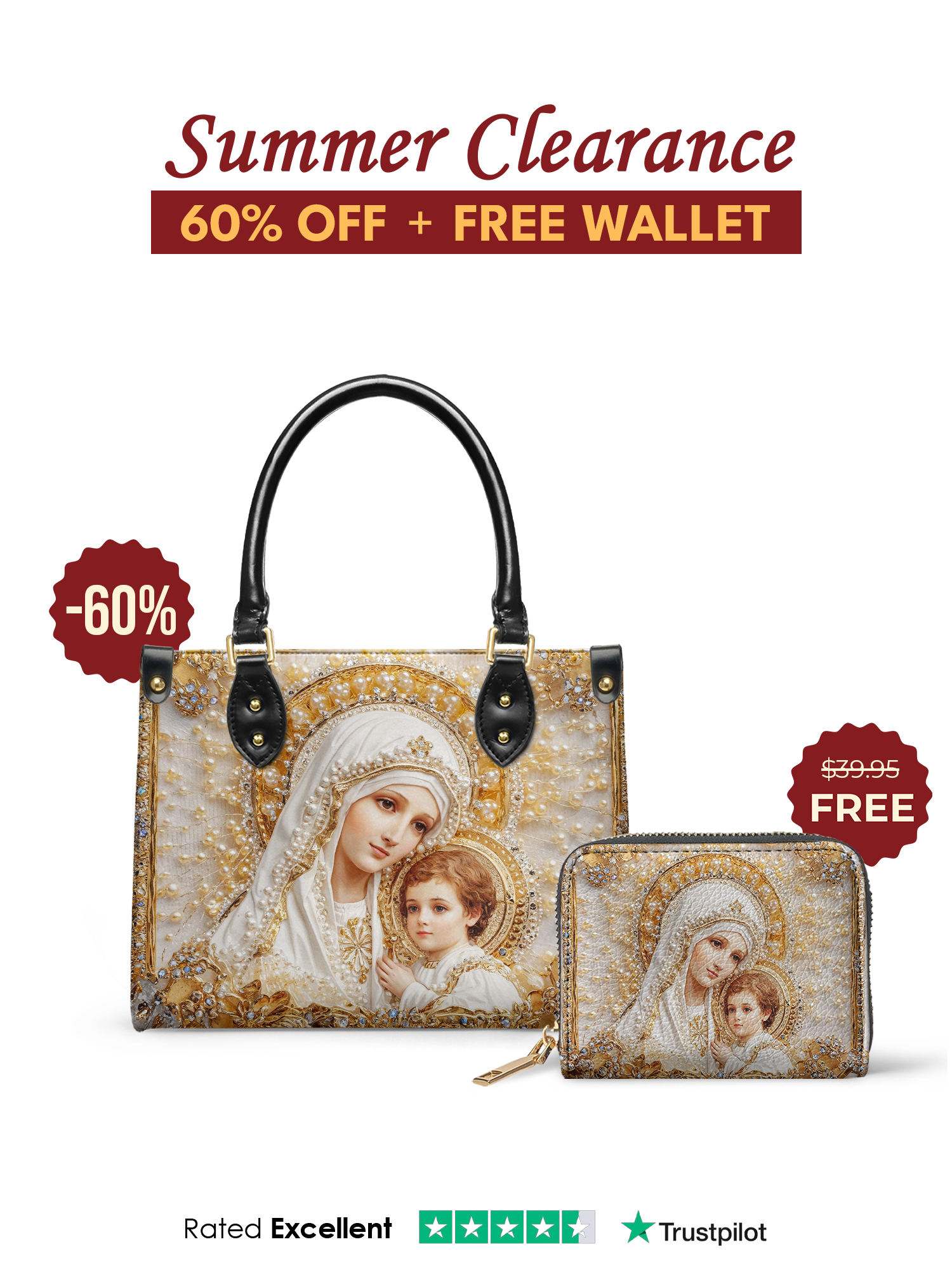 "Regina" Small Leather Handbag Offer