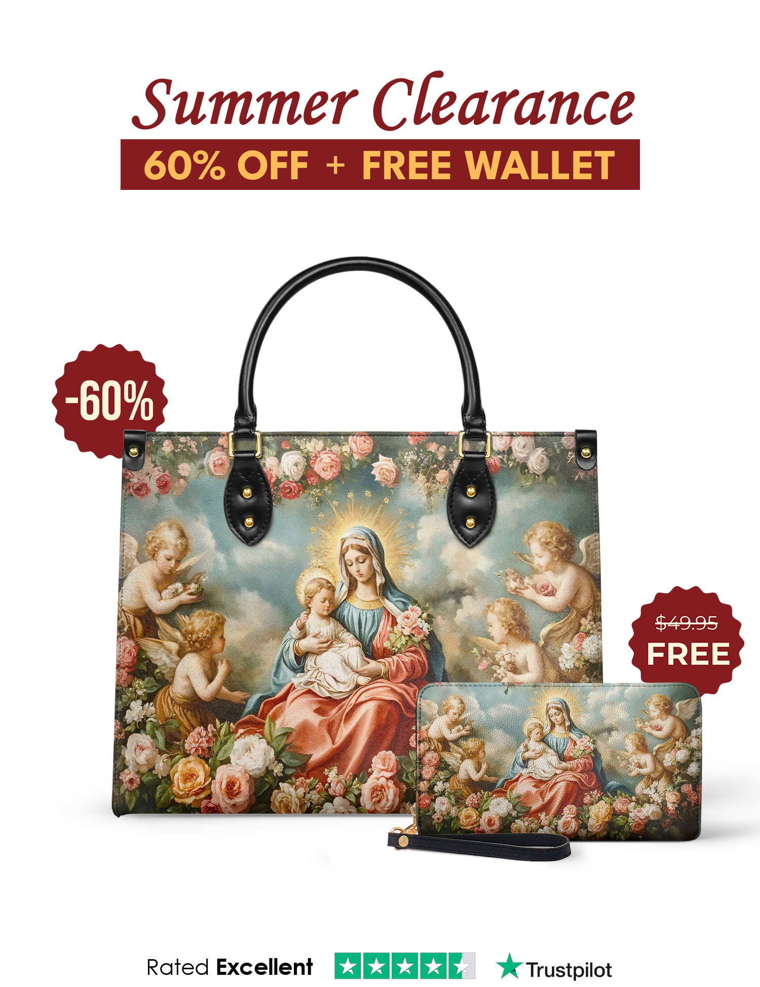 "Rosaria" Leather Handbag Offer