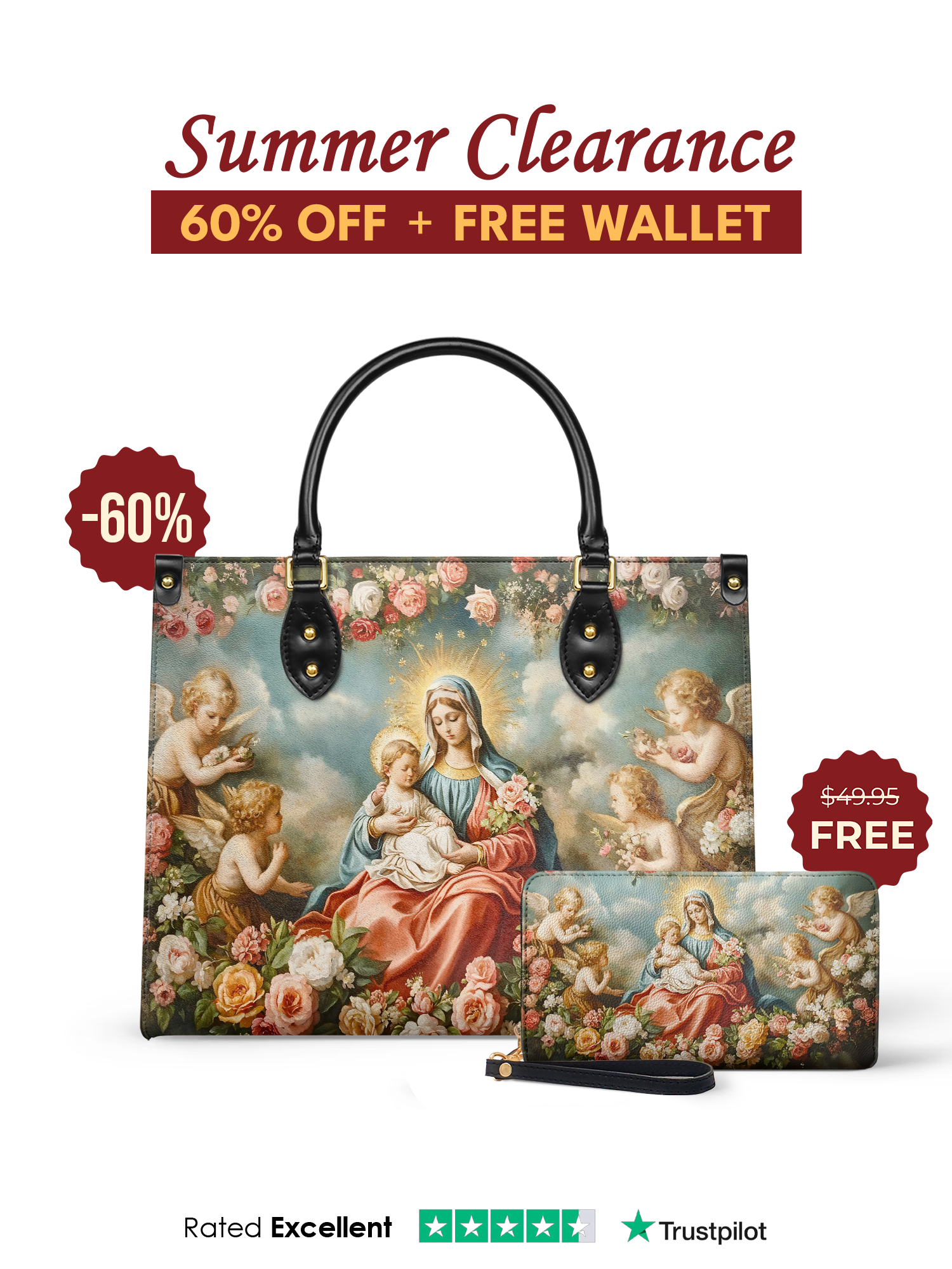 "Rosaria" Leather Handbag Offer