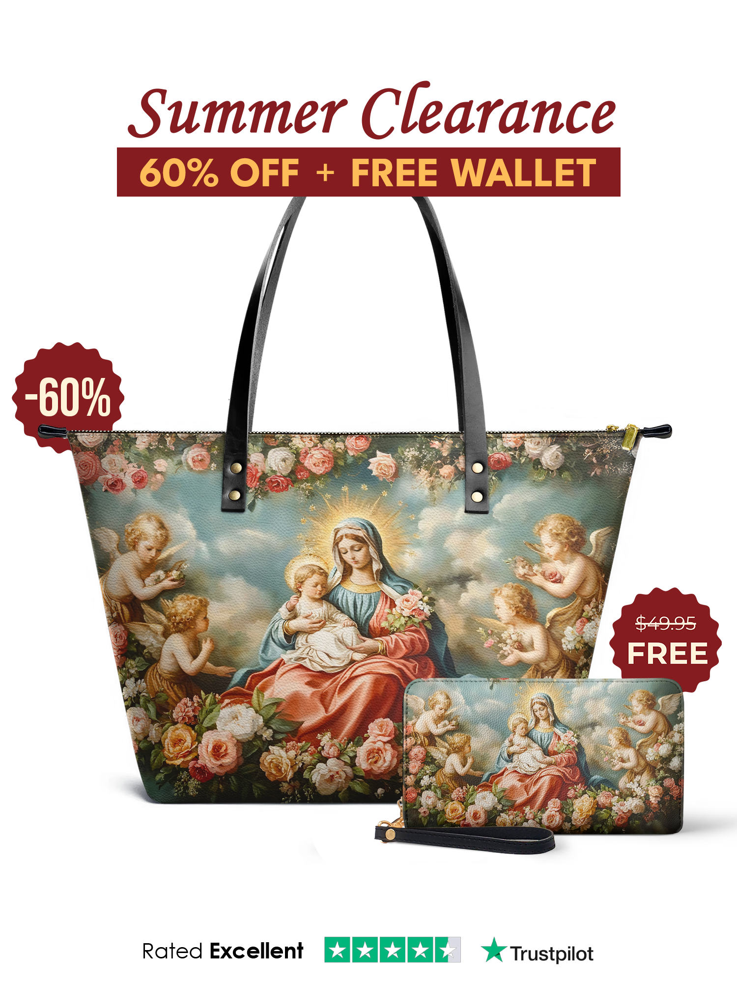 "Rosaria" Leather Tote Bag Offer