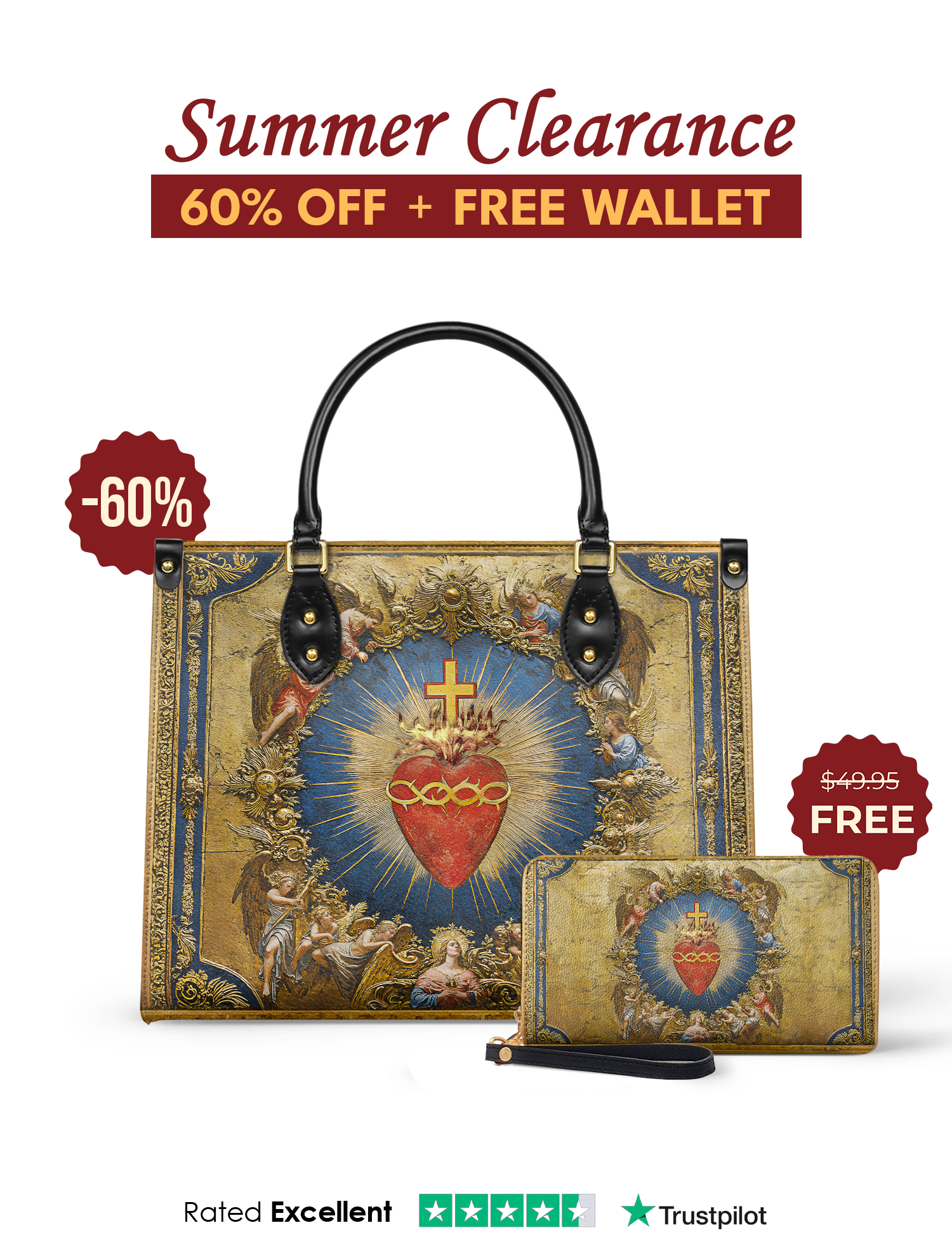 "Sacred" Leather Handbag Offer