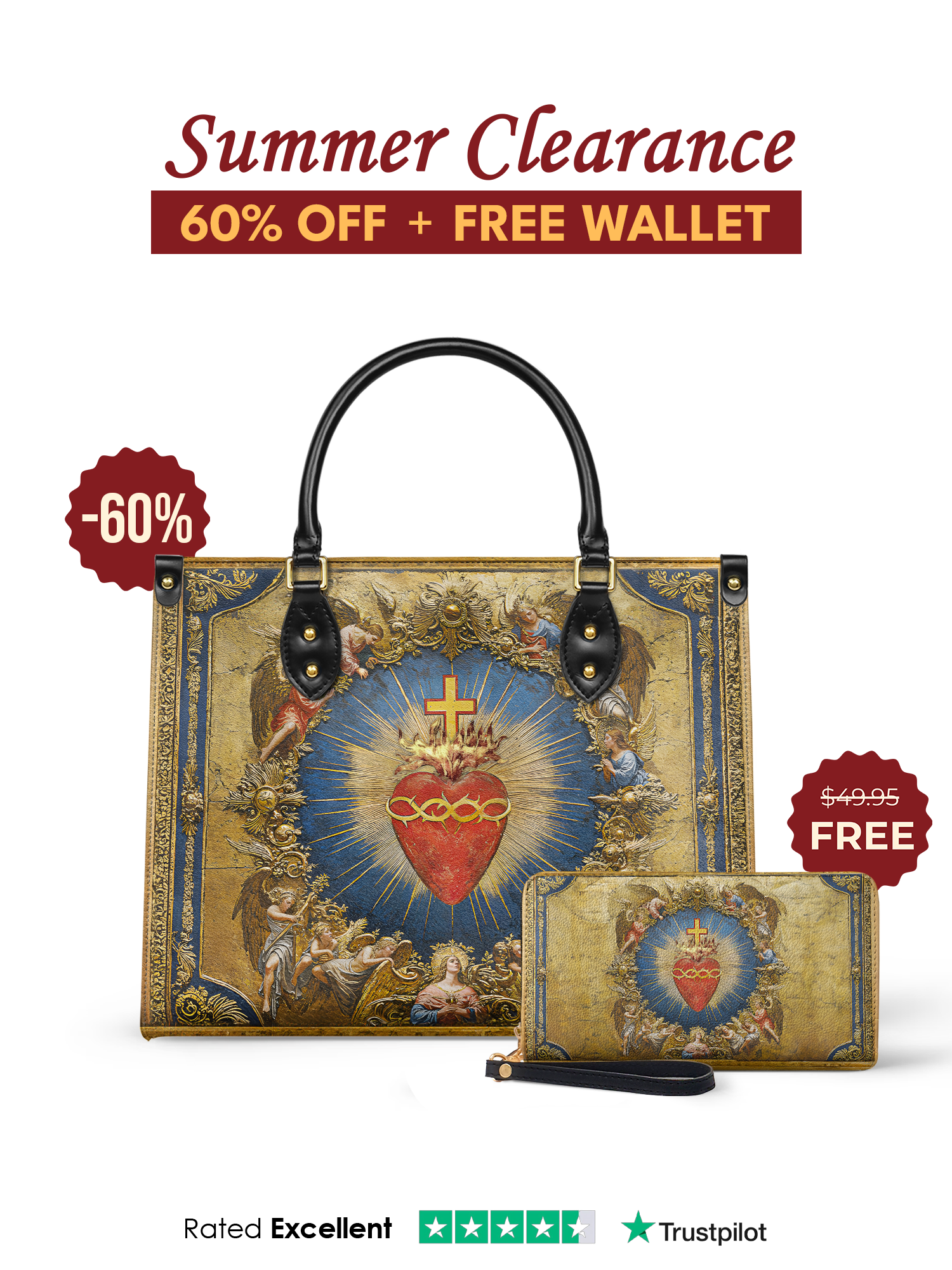 "Sacred" Leather Handbag Offer