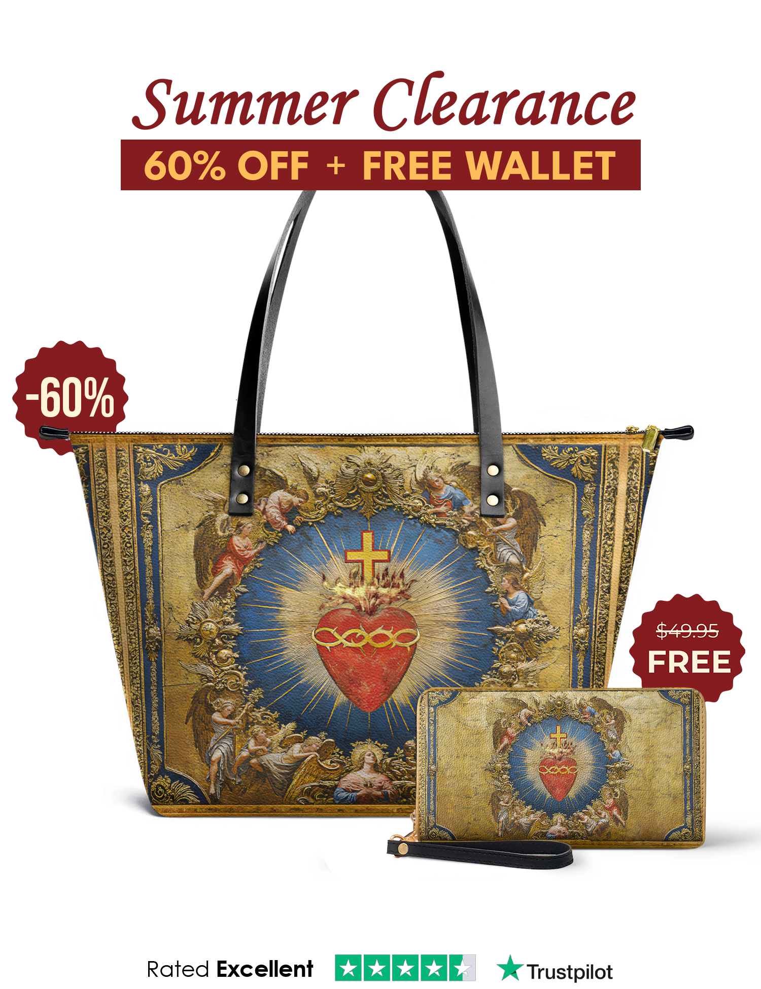 "Sacred" Leather Tote Bag Offer